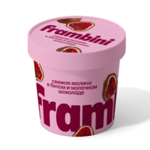 Фрамбини в белом молочном шоколаде